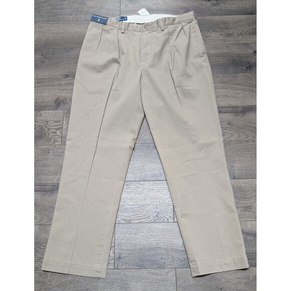 NWT Polo Ralph Lauren Mens Ethan Pants Chino Size 38X32 Tan - Picture 3 of 8